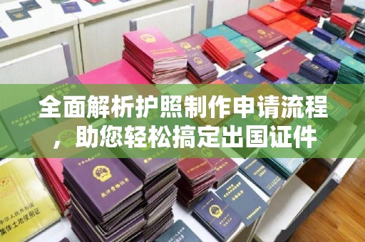 郏县全面解析护照制作申请流程，助您轻松搞定出国证件